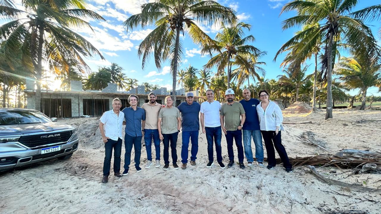 Coruripe recebe representantes da CVC em visita técnica às obras do Vila Galé